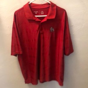 Antigua, St Louis Cardinals polo, XXL, red